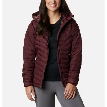 Columbia Jas Dames, Powder Lite Hooded Bordeaux, 17TCWUEYS